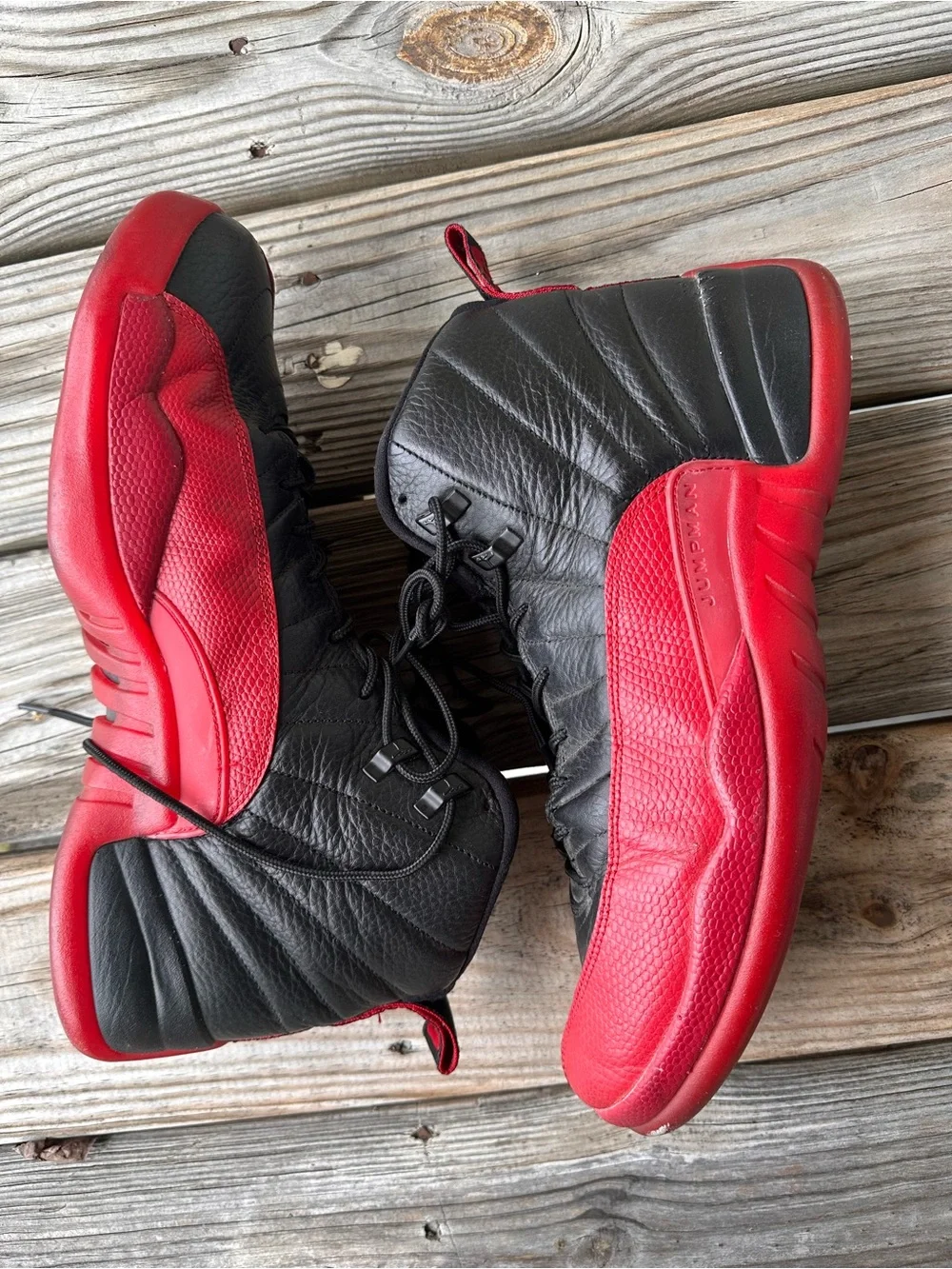2016 Air Jordan 12 Retro “Flu Game” Black/Varsity Red Men’s Size 14